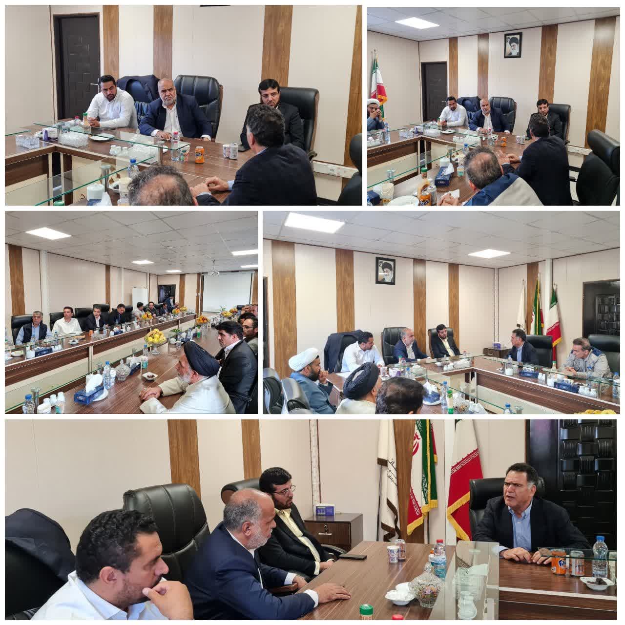 نشست محمد رضا صباغیان با مهندس نجمی نیا مدیر عامل شرکت آریا جنوب ایرانیان در خصوص رفع مشکلات معدن اسمالون شهرستان مروست