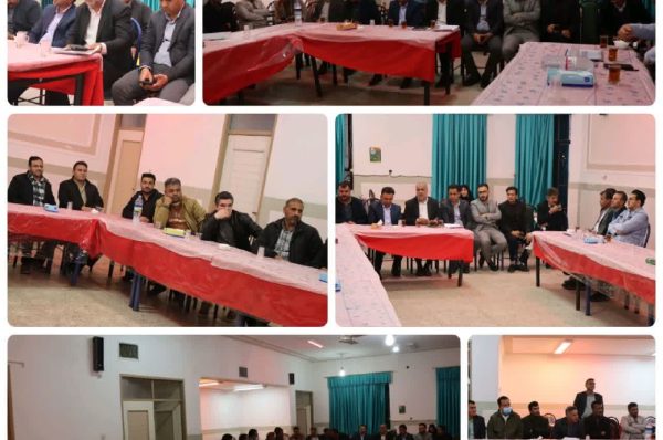 برگزاری جلسه #محمد_رضا_صباغیان با اعضای کمیسیون تخصصی کشاورزی شهرستان خاتم