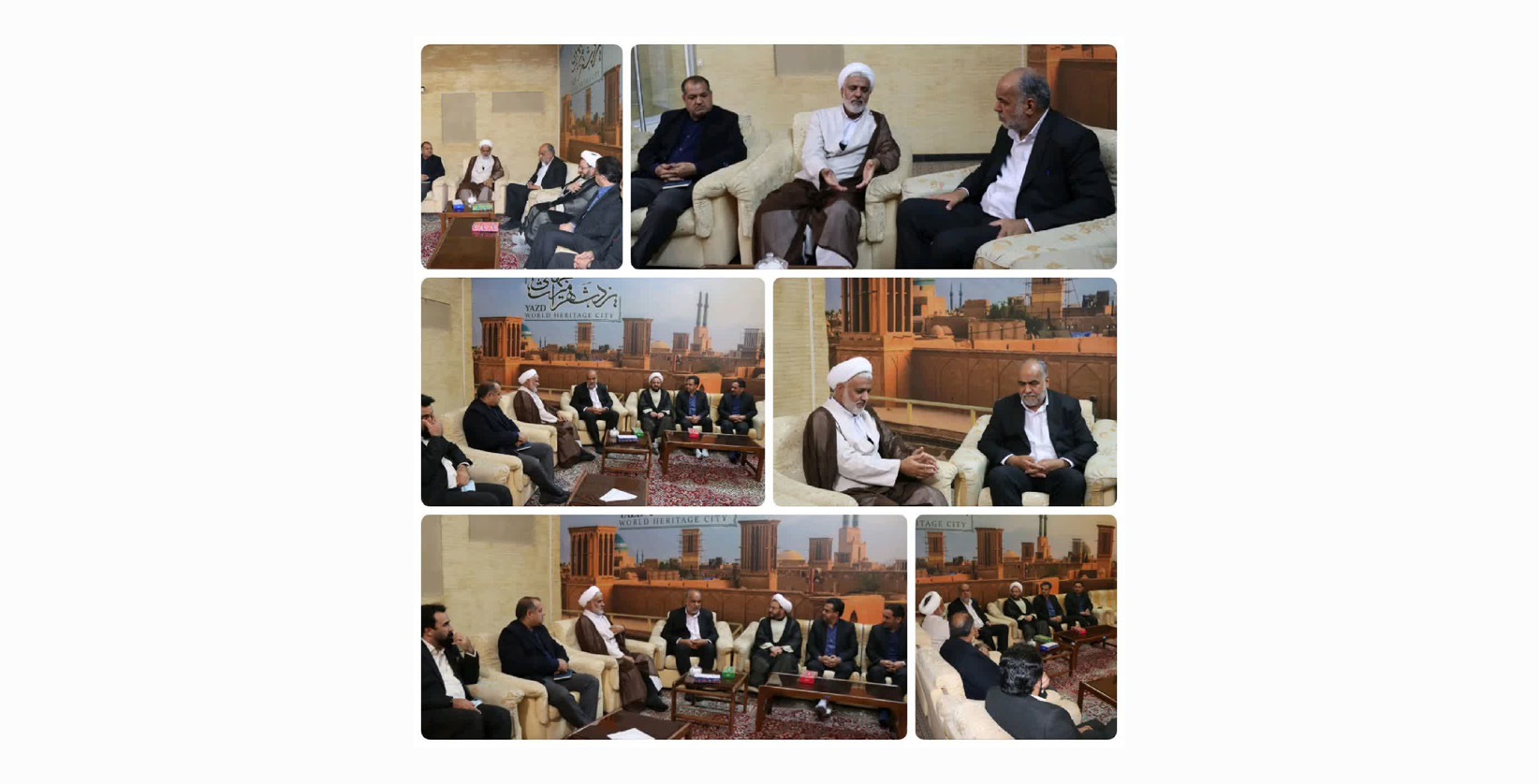 نشست محمد رضا صباغیان با مدیر کل اوقاف استان یزد