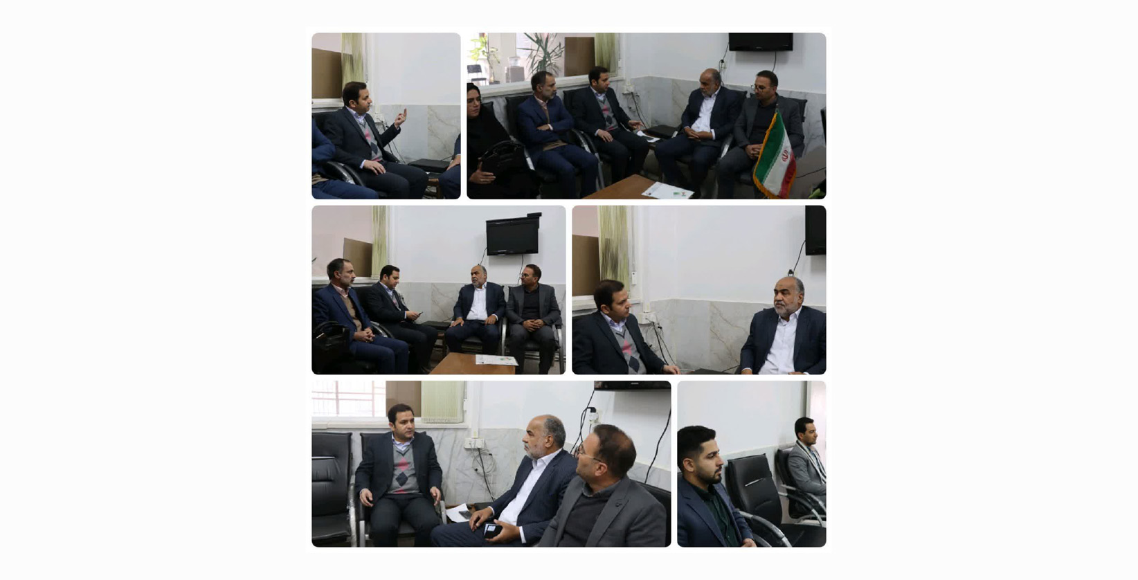 جلسه محمد رضا صباغیان با مدیرکل ثبت‌احوال استان یزد و رئیس اداره ثبت احوال شهرستان مهریز