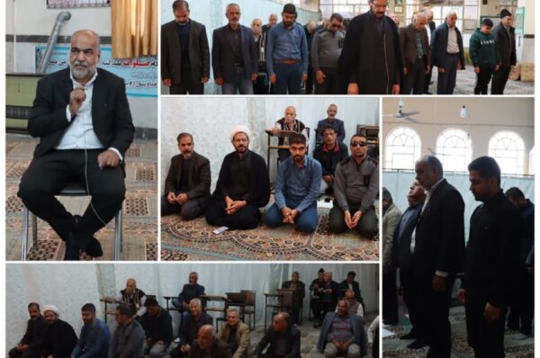 حضور #محمد_رضا_صباغیان در بین نمازگزاران مسجد مصلی شهدای محراب شهرستان ابرکوه و اقامه نماز ظهر و عصر