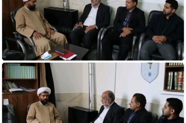 دیدار محمد رضا صباغیان نماینده مردم در مجلس شورای اسلامی با امام جمعه شهرستان مروست 