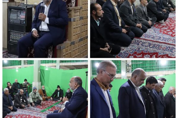  حضور #محمد_رضا_صباغیان در بین مردم و نمازگزاران روستای آسفیج و اقامه نماز مغرب و عشا
