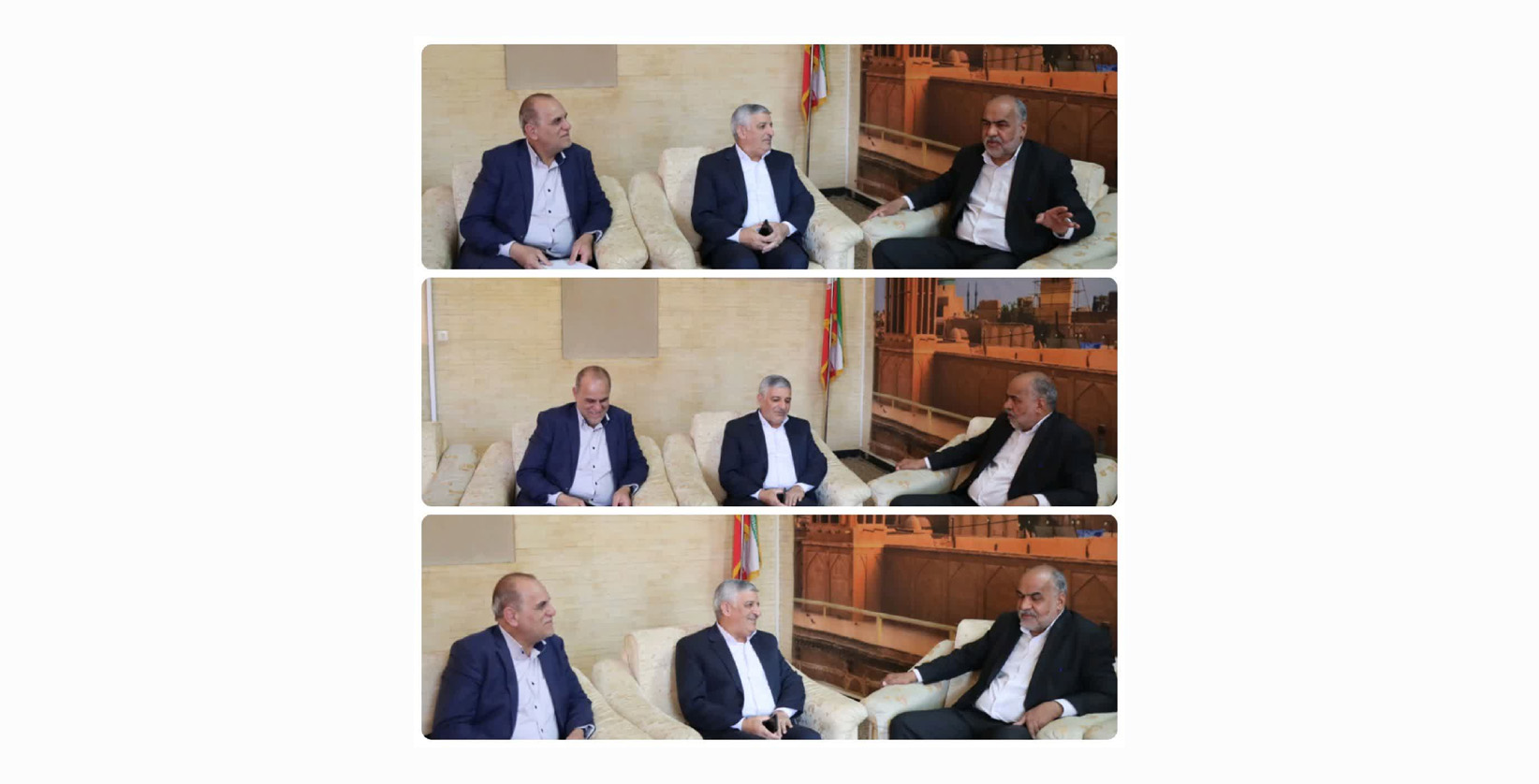 نشست محمد رضا صباغیان با مدیرکل جهاد کشاورزی استان یزد