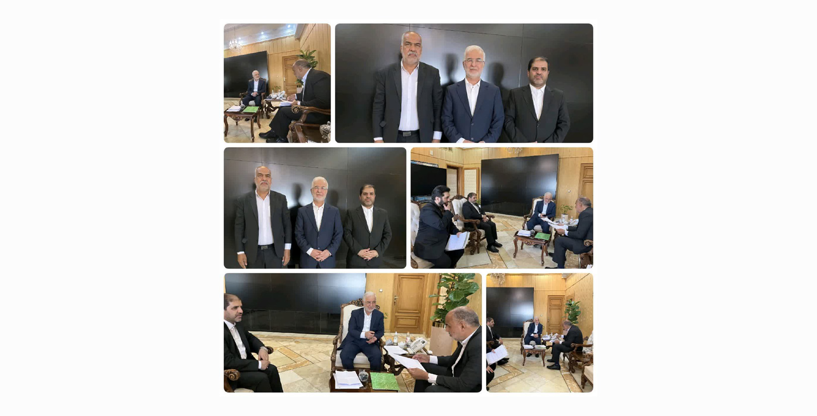 نشست محمد رضا صباغیان با اسکندر مومنی وزیر کشور 