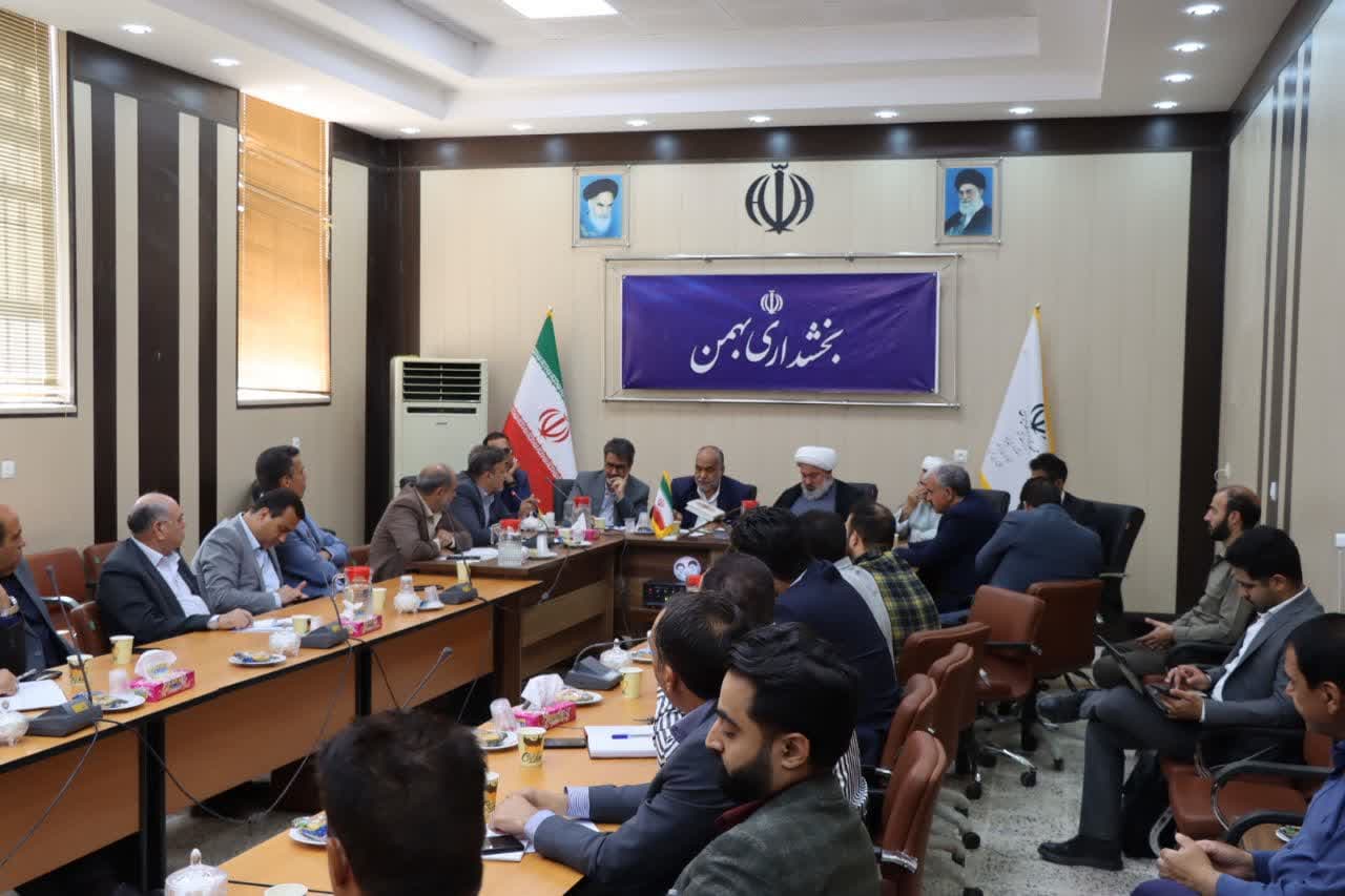 جلسه کارگروه توسعه بخش بهمن شهرستان ابرکوه