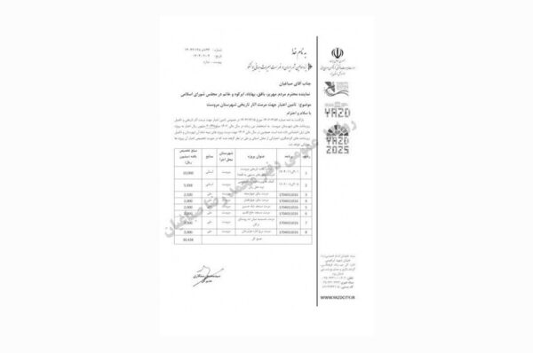 با پیگیری محمدرضا صباغیان و دیگر مسئولین استان و شهرستان در سال مالی ۱۴۰۲ بالغ بر ۳ میلیارد تومان از محل اعتبارات ملی و استانی برای مرمت آثار تاریخی شهرستان #مروست به شرح ذیل تخصیص داده شده است.