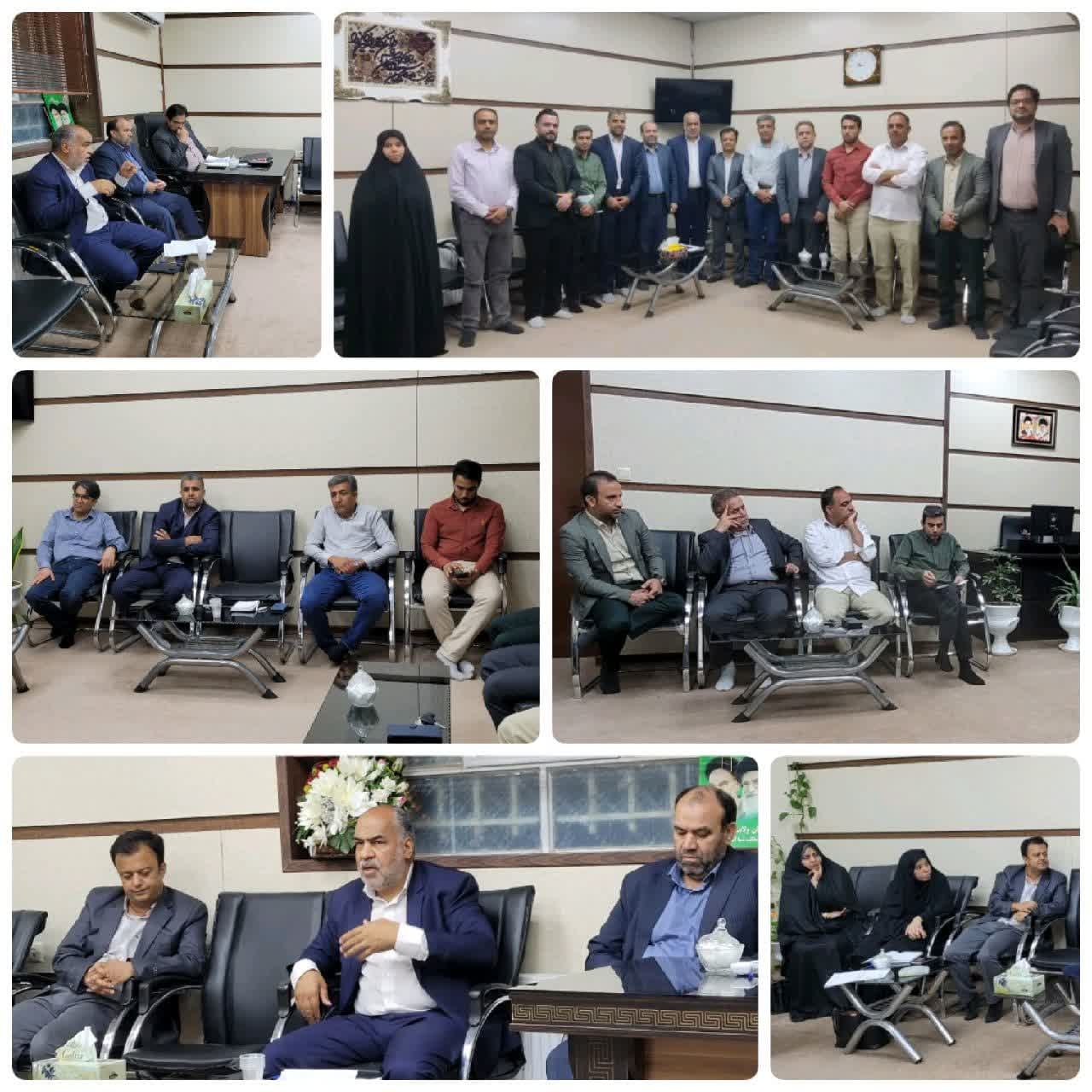 برگزاری نشست محمد رضا صباغیان با اعضای سازمان نظام مهندسی شهرستان بافق