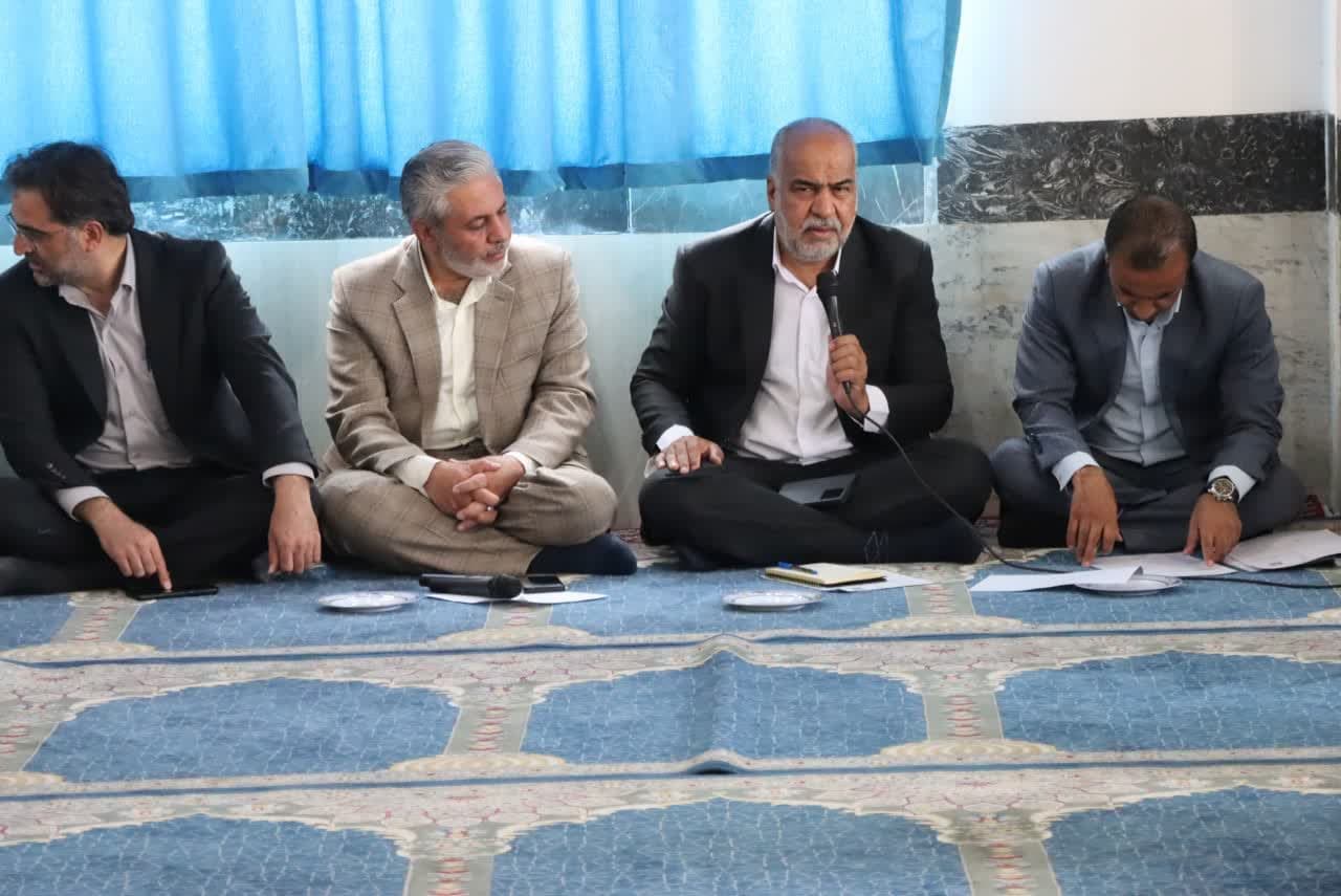 جلسه کارگروه توسعه بخش آسفیچ شهرستان بهاباد با هدف بررسی مشکلات و اولویت‌های روستاها