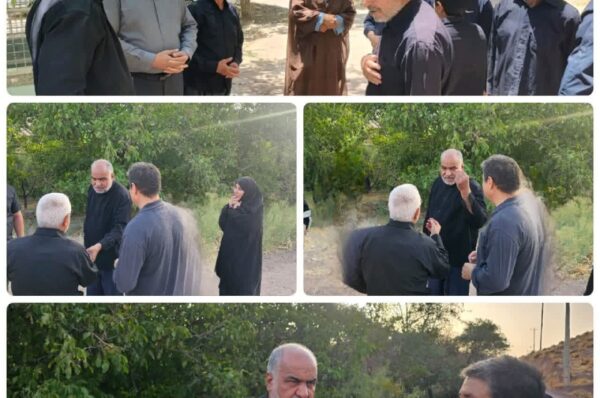 بازدید میدانی محمد رضا صباغیان از روستای بیدان پنج شهرستان بافق و شنیدن مشکلات و مسائل روستا از نزدیک