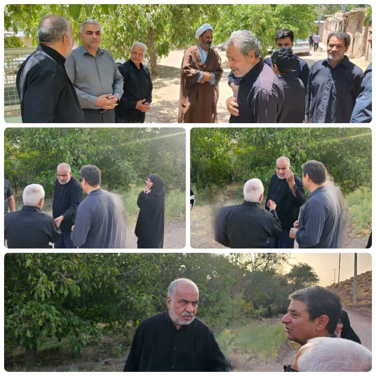 بازدید میدانی محمد رضا صباغیان از روستای بیدان پنج شهرستان بافق و شنیدن مشکلات و مسائل روستا از نزدیک