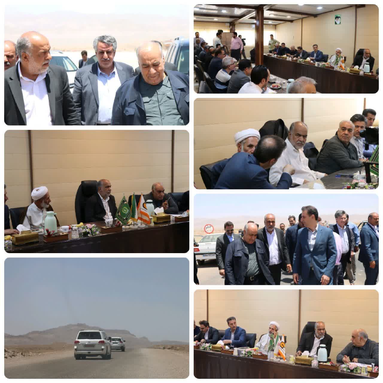 بازدید محمد رضا صباغیان نماینده مردم در مجلس شورای اسلامی از جاده بهاباد – نایبند و همچنین برگزاری نشست بررسی مشکلات این مسیر با پیمانکار این پروژه