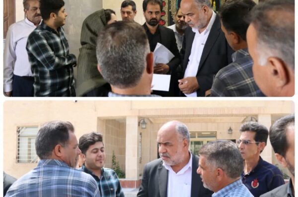 بررسی مشکلات جمعی از شهروندان مروست در حاشیه جلسه کارگروه توسعه شهرستان