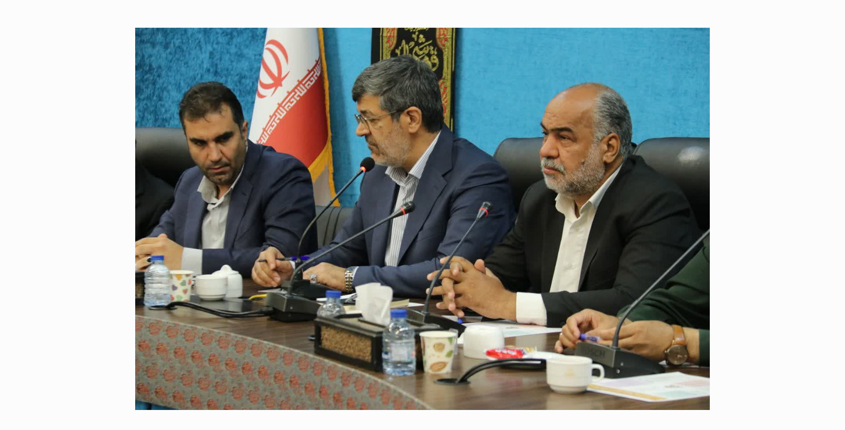 برگزاری نشست شورای برنامه ریزی و توسعه استان یزد با حضور محمد رضا صباغیان نماینده مردم در مجلس شورای اسلامی، استاندار یزد، برخی از نمایندگان استان در مجلس و دیگر اعضای این شورا