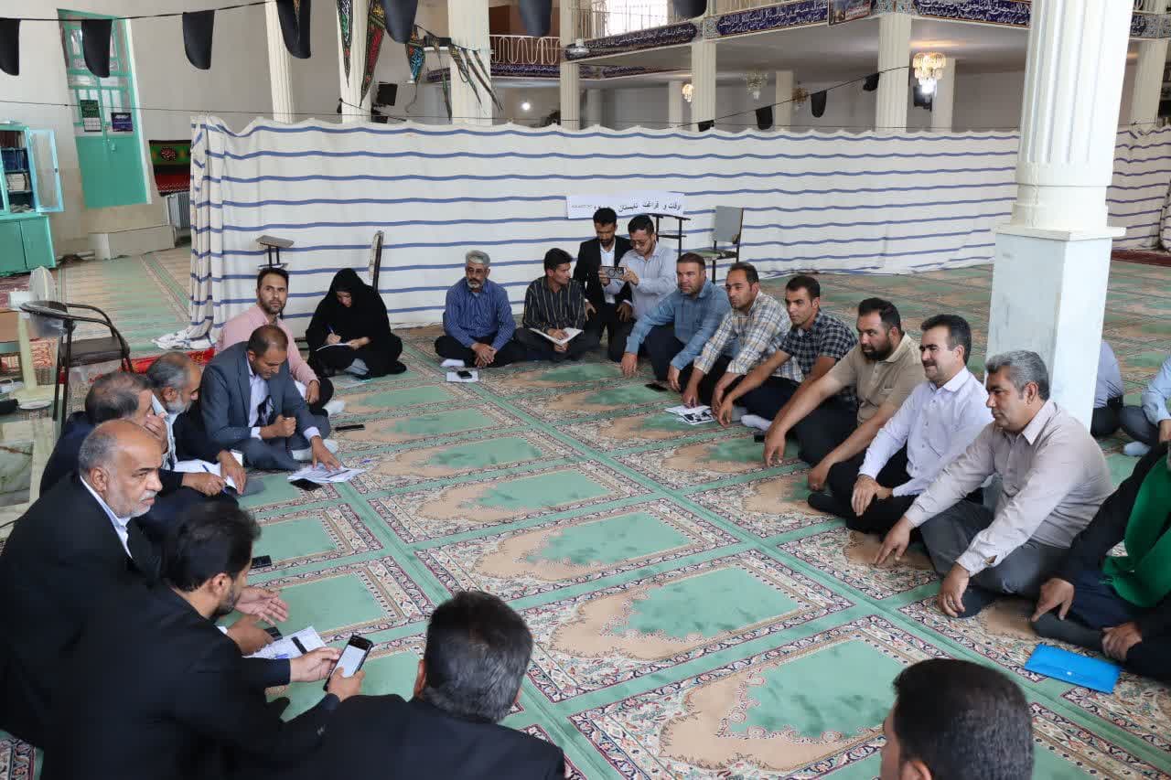 جلسه کارگروه توسعه بخش ایثار شهرستان #مروست با هدف بررسی مشکلات و اولویت‌های روستاها