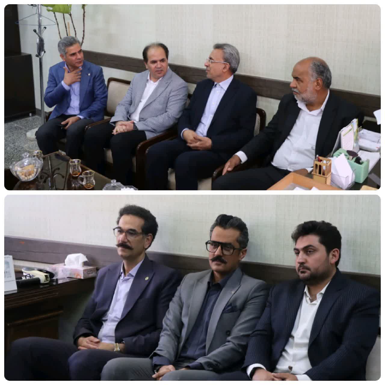 نشست محمد رضا صباغیان با رئیس و اعضای کانون وکلای دادگستری یزد