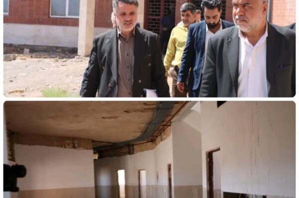 بازدید از دانشگاه در حال ساخت پیراپزشکی شهرستان ابرکوه 