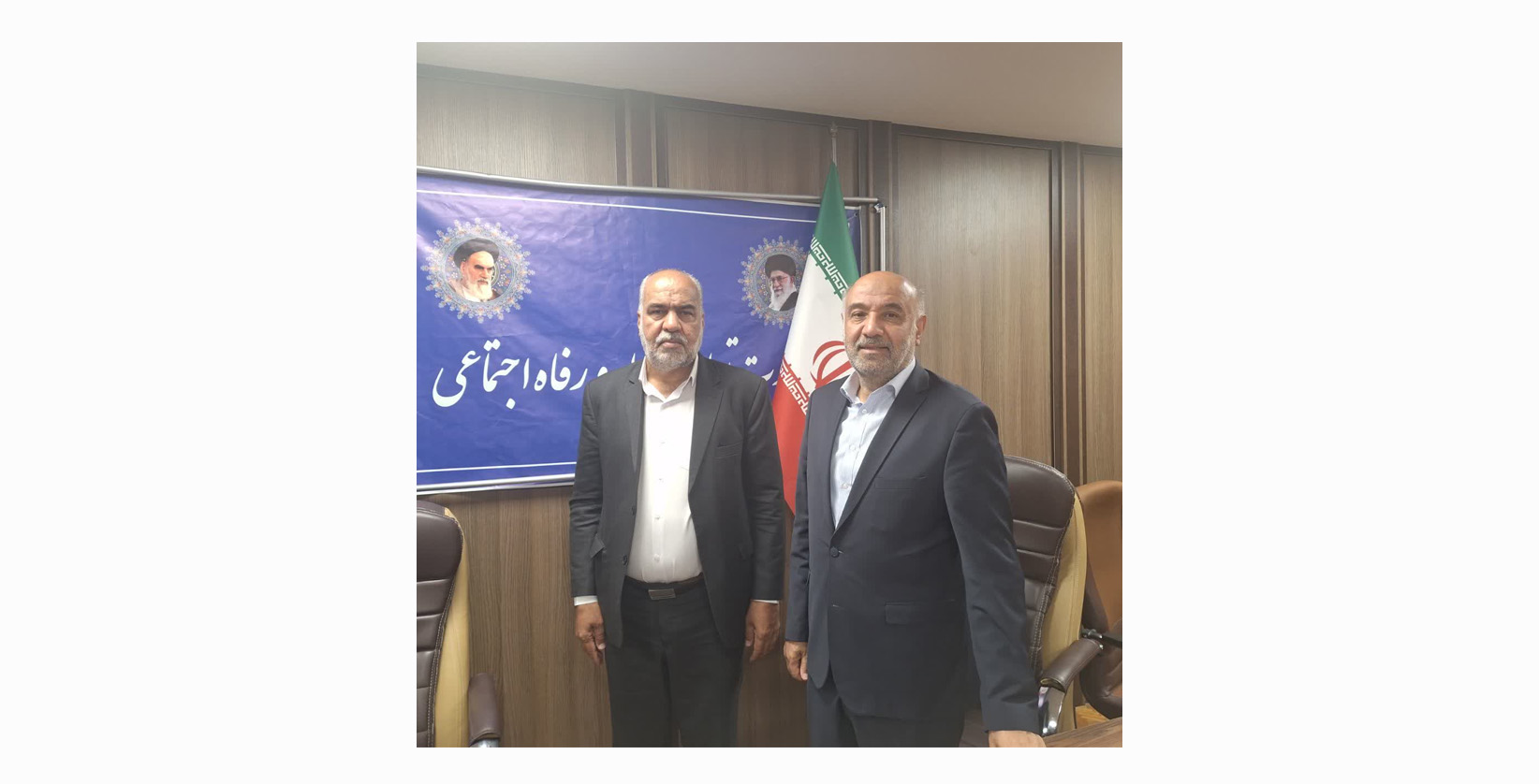 نشست محمد رضا صباغیان نماینده مردم در مجلس شورای اسلامی با وزیر تعاون، کار و رفاه اجتماعی