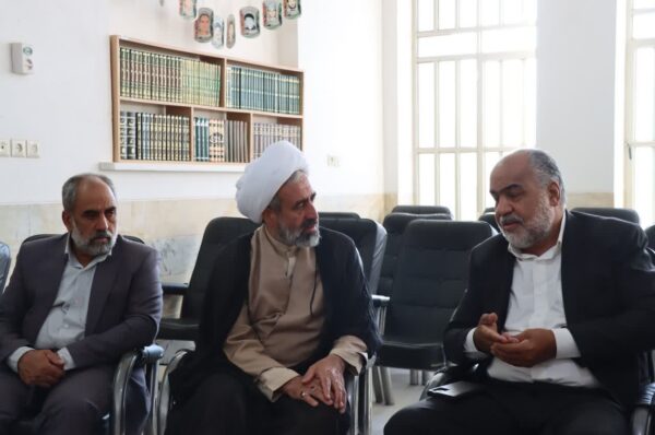دیدار محمد رضا صباغیان با امام جمعه شهرستان مروست
