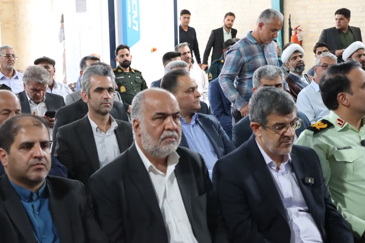 افتتاح سالن و دستگاه X-Ray پاسگاه شهید مدنی مهریز
