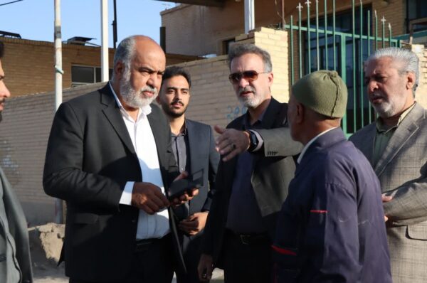 بازدید محمدرضا صباغیان از روستای زارکوئیه بهاباد
