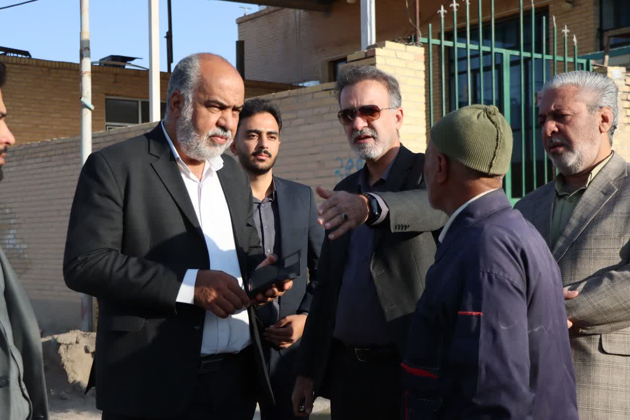 بازدید محمدرضا صباغیان از روستای زارکوئیه بهاباد