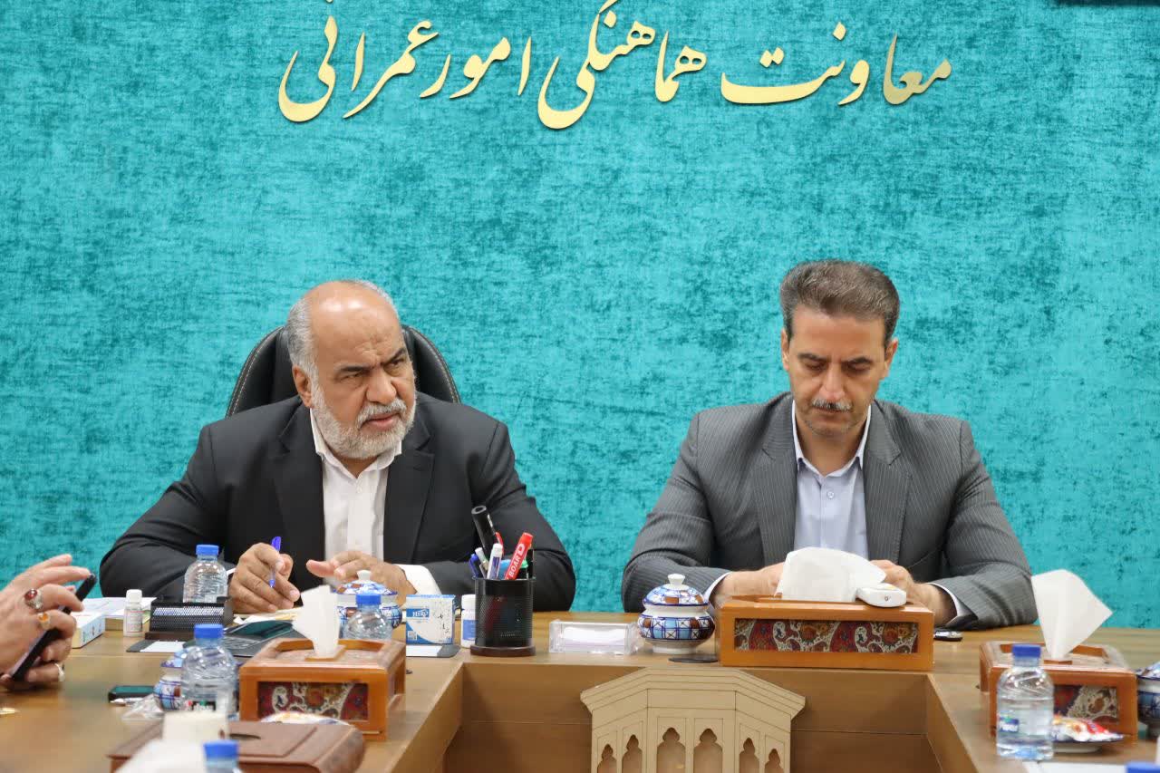 جلسه پیگیری مصوبات جلسات و سفر های انجام شده به شهرستان بهاباد