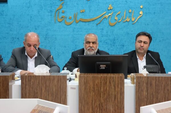 نشست محمدرضا صباغیان با مدیرکل ورزش و جوانان استان و هیئت‌های ورزشی شهرستان خاتم