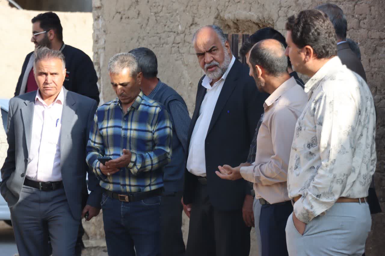 دیدار محمدرضا صباغیان با جمعی از اهالی روستای ترکان