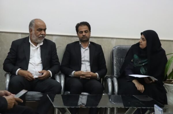 نشست محمدرضا صباغیان با رئیس دانشگاه پیام نور واحد مروست