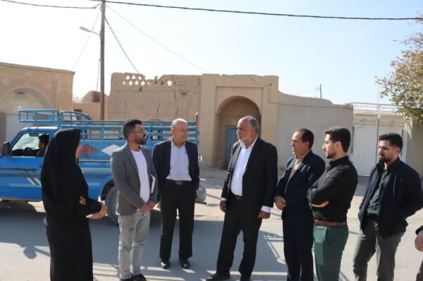 بازدید محمد رضا صباغیان از روستای هک شهرستان ابرکوه