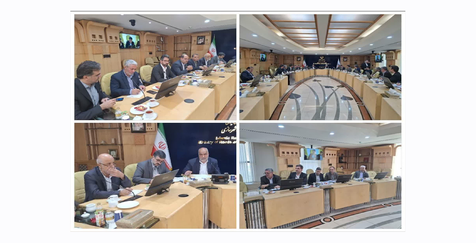 نشست محمدرضا صباغیان با رئیس سازمان راهداری و حمل‌ونقل جاده‌ای کشور