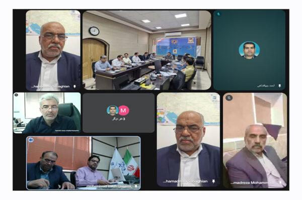 نشست محمدرضا صباغیان با مدیرکل بنیاد مسکن استان به‌صورت ویدئوکنفرانس
