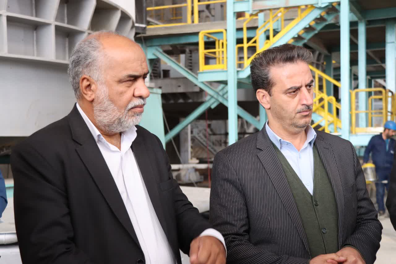 🚨 بازدید محمدرضا صباغیان از مجتمع فولاد بافق