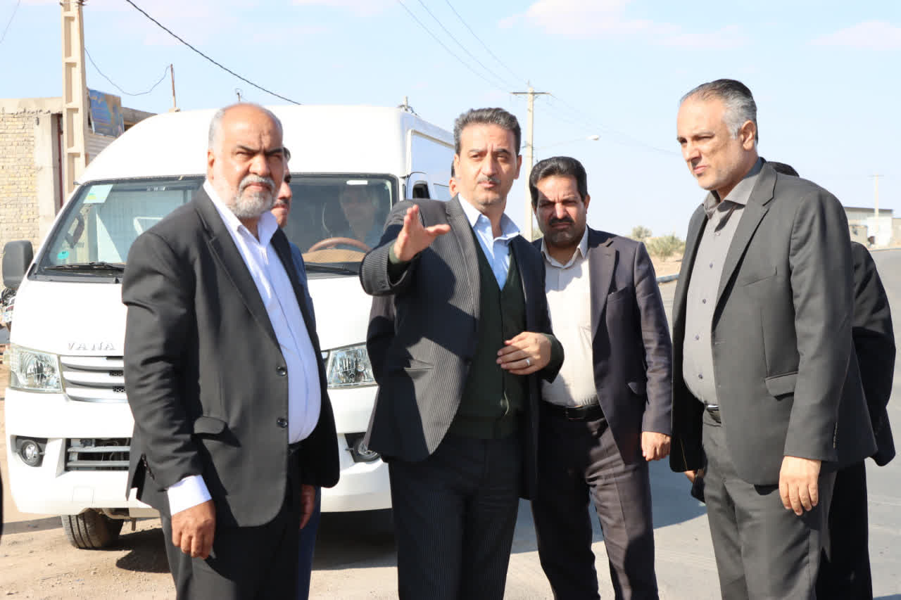 🚨 بازدید محمدرضا صباغیان از جاده باقرآباد شهرستان بافق