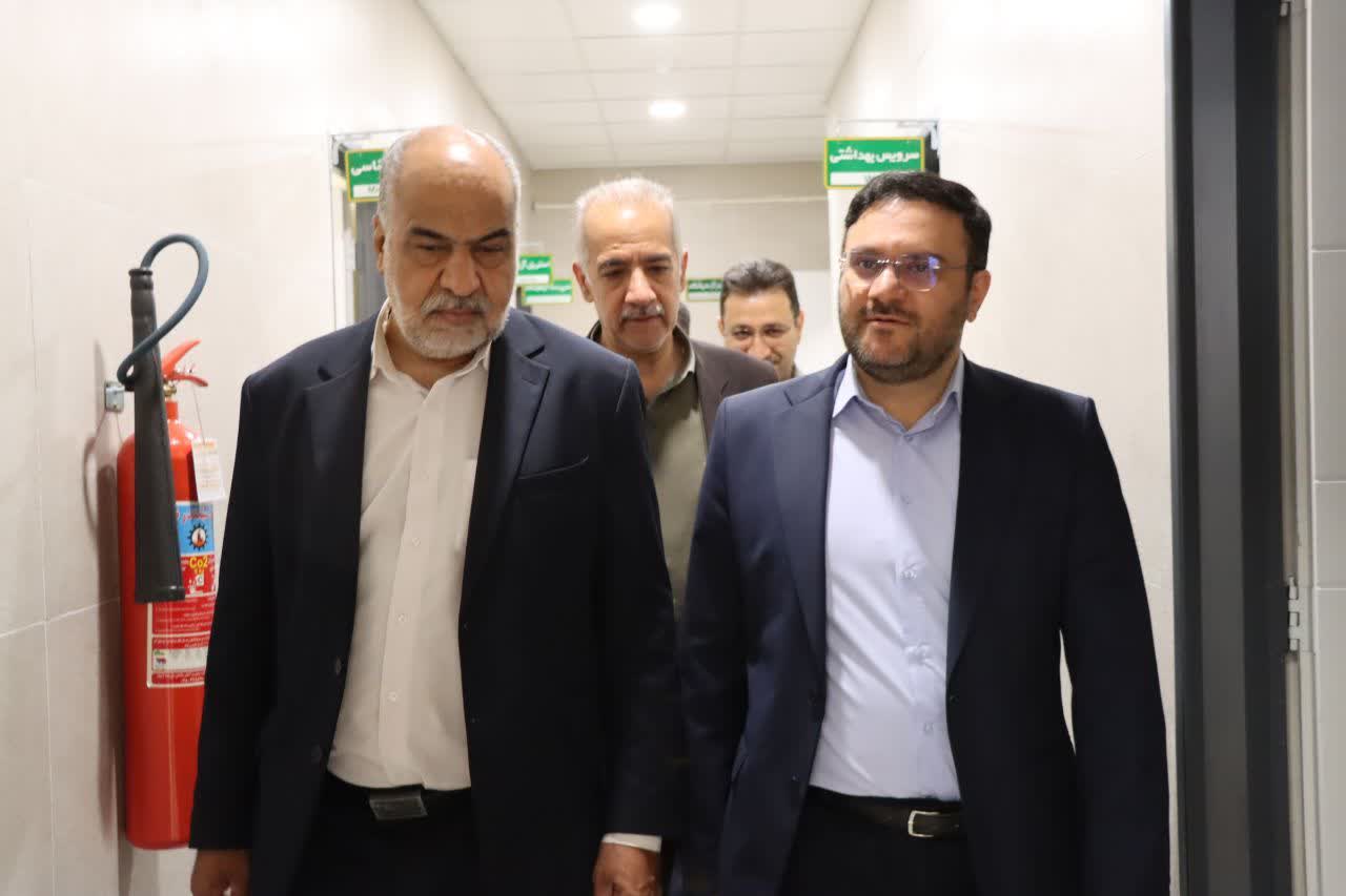 بازدید معاون سازمان تأمین اجتماعی از درمانگاه پلی‌کلینیک تأمین اجتماعی شهرستان مهریز به دعوت محمدرضا صباغیان نماینده حوزه انتخابیه مهریز